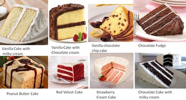 Cake Flavours - Image courtesy of cakesncupcakesng.com